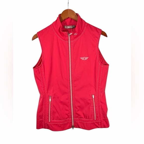KJUS Jackets & Blazers - Kjus Softshell womens golf Vest Pink Lightweight Zip Front Womens Size M